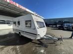 Dethleffs Camper 430 DB Mover airco voortent, Caravans en Kamperen, Rondzit, Bedrijf, Dwarsbed, Ringverwarming