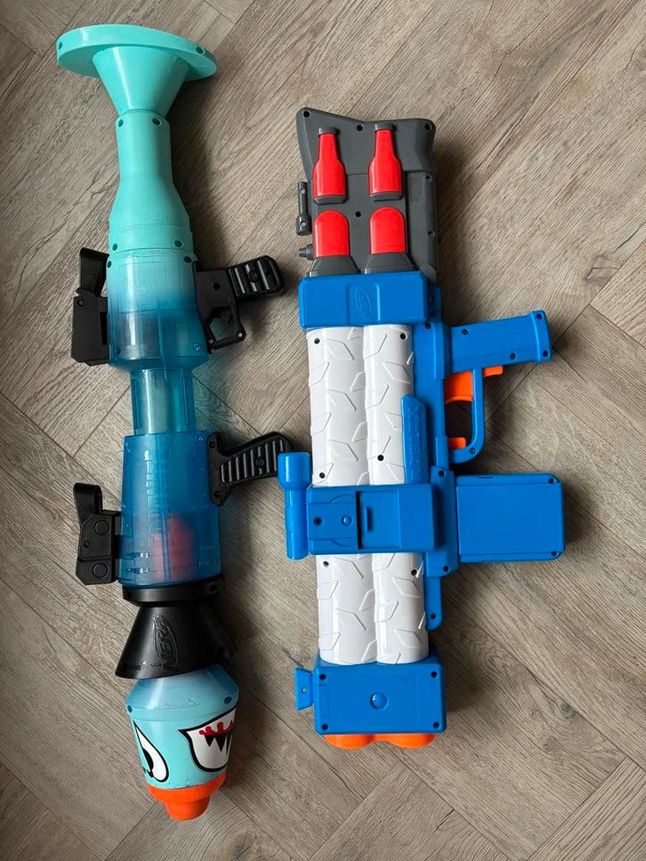Roblox Nerf Geweer & Fortnite Raketwerper, Kinderen en Baby's, Speelgoed | Overig, Gebruikt, Jongen of Meisje, Ophalen