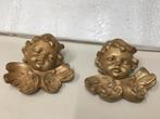 Gouden Engeltjes - Set van 2, Antiek en Kunst, Antiek | Keramiek en Aardewerk, Ophalen of Verzenden