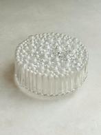 Vintage plafondlamp kap Glashütte Limburg jaren 60/70, Huis en Inrichting, Lampen | Plafondlampen, Ophalen of Verzenden, Zo goed als nieuw