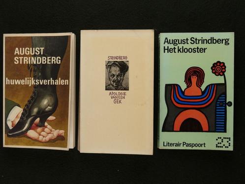 3x Boeken van August Strindberg (1968-1979), Boeken, Romans, Gelezen, Nederland, Ophalen of Verzenden