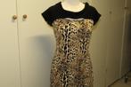 Joseph Ribkoff prachtig leopard/zwart chique jurk mt 38/M, Maat 38/40 (M), Overige kleuren, ., Joseph Ribkoff
