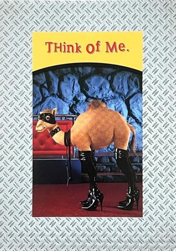 Ansichtkaart/fotolijstje Think of me beschikbaar voor biedingen