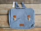 Retro look corduroy tas / rugtas "blauwe spar", Sieraden, Tassen en Uiterlijk, Tassen | Schooltassen, Minder dan 30 cm, Nieuw