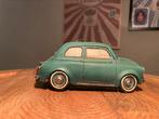Stenen groen schaalmodel Fiat 500 1/18, Ophalen, Zo goed als nieuw, Auto, Overige merken