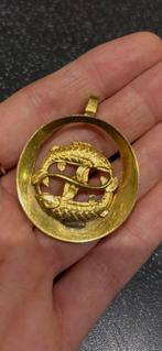 Vintage Doublé hanger sterrenbeeld vissen, Sieraden, Tassen en Uiterlijk, Kettinghangers, Ophalen of Verzenden, Zo goed als nieuw
