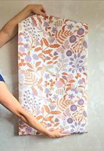 Vogels bloemen behang EstaHome lila paars terra cotta, Huis en Inrichting, Stoffering | Behang, Ophalen of Verzenden, Minder dan 10 m²