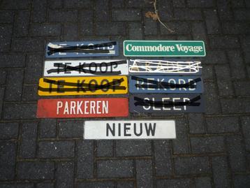Kentekenplaten Nieuw; Parkeren. Commodore Voyage; beschikbaar voor biedingen