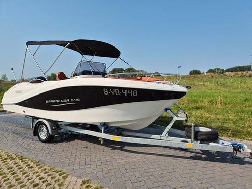 Consoleboot Barracuda 545, Watersport en Boten, Speedboten, Zo goed als nieuw, 3 tot 6 meter, Benzine, 70 tot 120 pk, Polyester