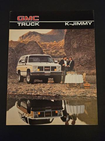 Brochure GMC K-Jimmy 1986 USA  beschikbaar voor biedingen