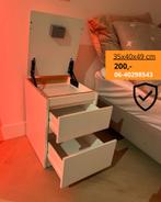 Nachtkast met geheime opbergruimte!!!, Huis en Inrichting, Slaapkamer | Nachtkastjes, Ophalen, Nieuw, Hout