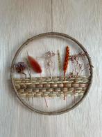 Wandhanger 20 cm met droogbloemen en jutte, Ophalen of Verzenden, Zo goed als nieuw