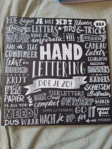 Handlettering boek - Karin Luttenberg beschikbaar voor biedingen