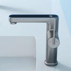 Wastafelkraan Gun Metal LED display design mengkraan, Nieuw, Grijs, Minder dan 100 cm, 25 tot 50 cm