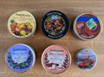 6 vintage snoep blikjes, Verzamelen, Blikken, Ophalen of Verzenden, Gebruikt, Overige, Overige merken
