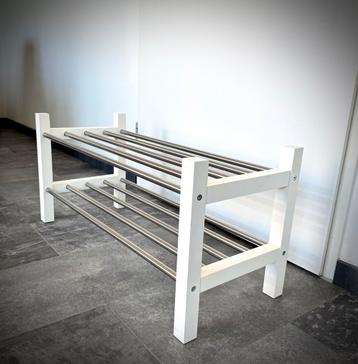Schoenenrek wit 80 x 32 x 37 beschikbaar voor biedingen