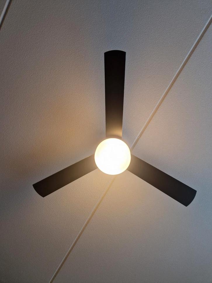 Plafondventilator Handson Palermo, Witgoed en Apparatuur, Ventilatoren, Zo goed als nieuw, Plafondventilator, Ventilator met afstandsbediening