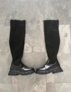 Zwarte Overknee Laarzen - Maat 38 (valt klein), Kleding | Dames, Schoenen, Ophalen of Verzenden, Nieuw, Zwart, Hoge laarzen