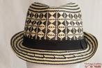 gleufhoed Trilby strohoed met zwart maten 57 en 59 nieuw, Kleding | Heren, Hoeden en Petten, Hoed, Nieuw, Ophalen of Verzenden