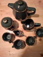 Apilco Duralite Servies - Groen met Goud, Huis en Inrichting, Keuken | Servies, Ophalen, Gebruikt, Overige stijlen, Porselein