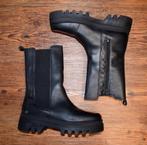 Omnio - zwart leren gevoerde chelsea rits boots - maat 42, Zwart, Lage of Enkellaarzen, Nieuw, Ophalen of Verzenden