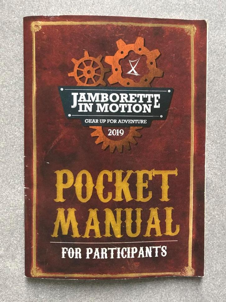 Jamborette 2019 - Pocket Manual for Paticipants, Verzamelen, Scouting, Gebruikt, Boek of Tijdschrift, Ophalen of Verzenden