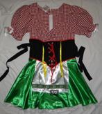 Leuk rood/groen/zwart TIROLER/ALPENMEISJE/DIRNDL jurk (1), Ophalen, Carnaval, Kleding, Maat 34 (XS) of kleiner