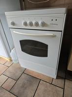 Elektrische kookplaat met oven., Witgoed en Apparatuur, Fornuizen, 4 kookzones, Vrijstaand, Gebruikt, Ophalen