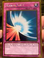 Yu-Gi-Oh! Mirror Force PGLD 1st Edition !, Hobby en Vrije tijd, Verzamelkaartspellen | Yu-gi-Oh!, Verzenden, Zo goed als nieuw