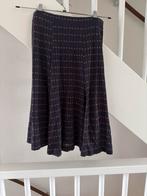 Mooie blauwe rok met stippen - Maat M la salle Amsterdam, Maat 38/40 (M), Blauw, Ophalen of Verzenden, Zo goed als nieuw