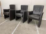 Lederen eetkamer/ vergaderstoel, Ophalen, Gebruikt, Minder dan 75 cm, Leer