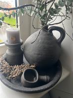 Vaas schaal kaarshouder met kaars, Brynxz, Huis en Inrichting, Ophalen, Rond, Overige materialen