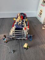 PLAYMOBIL Dinos Luchtkussenboot met dinokooi 9433, Ophalen of Verzenden, Zo goed als nieuw