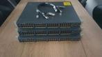3x Cisco Catalyst 2960 48 poort switch met stacking cables, Computers en Software, Netwerk switches, Ophalen of Verzenden, Gebruikt