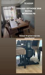 Eettafel, inclusief eettafelstoelen ROFRA, Huis en Inrichting, Tafels | Eettafels, Ophalen, Vijf personen of meer, Rechthoekig