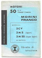 Morini Franco motori 50 cc libretto handleiding (MFR), Verzenden, Zo goed als nieuw