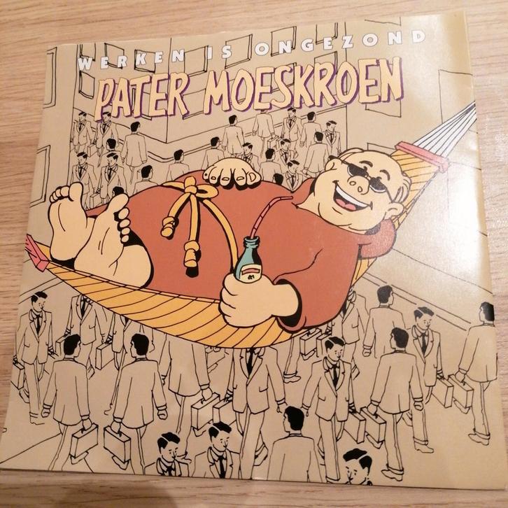 Pater Moeskroen /werken is ongezond, Cd's en Dvd's, Vinyl | Nederlandstalig, Gebruikt, Levenslied of Smartlap, Overige formaten