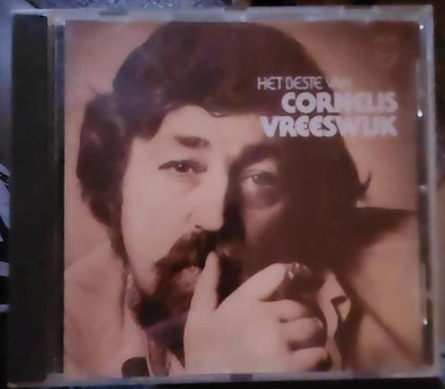CD Cornelis Vreeswijk 1988 Het beste van KRASVRIJ, Cd's en Dvd's, Cd's | Nederlandstalig, Zo goed als nieuw, Levenslied of Smartlap