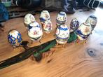 10 Porseleinen Eieren 'Fabergé' Stijl, Antiek en Kunst, Ophalen of Verzenden