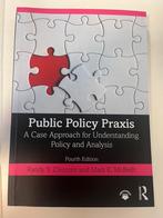Studieboek public policy praxis, Boeken, Ophalen of Verzenden, Zo goed als nieuw, WO