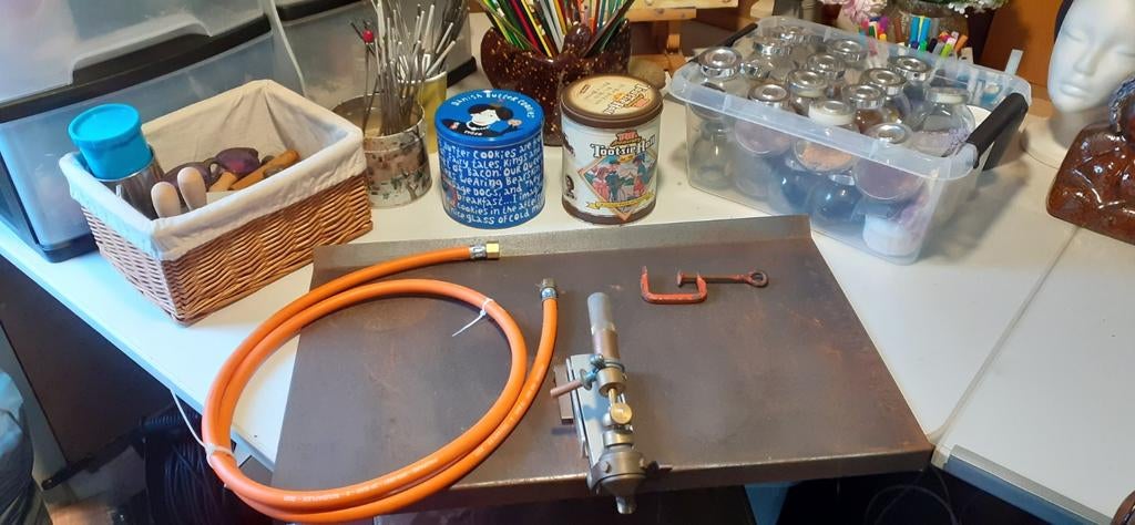 Conkinect glasbrander / glaskralen maken / lampwork, Ophalen, Gebruikt, Overige typen