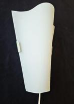 Vintage Italiaanse design wandlamp. Murano glazen kap, Ophalen of Verzenden, Zo goed als nieuw, Glas