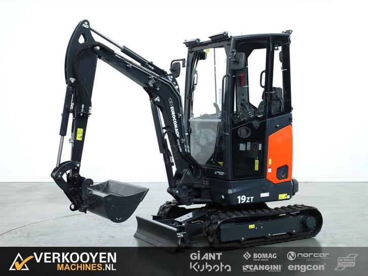 2022 Eurocomach 19ZT VT853, Zakelijke goederen, Machines en Bouw | Kranen en Graafmachines, Graafmachine