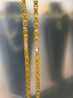 18KT Goud - 49.7 Gram - Ketting - PLATTE KONING, Ophalen, Nieuw, Goud, Goud