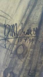 Wie herkent deze signature kunstenaar, Ophalen of Verzenden