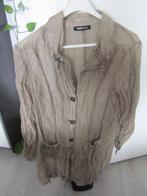 Frank Walder blouse bruinige kleur M/L, Kleding | Dames, Blouses en Tunieken, Maat 38/40 (M), Bruin, Ophalen of Verzenden, Gedragen