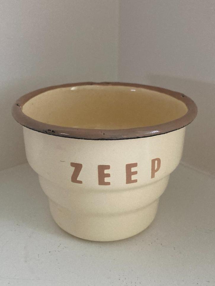 Emaille bakje Zeep, Antiek en Kunst, Antiek | Emaille, Ophalen of Verzenden