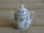 Servies Engels, Barratts, Bristol Blue, blauwe bloem, gaaf, Antiek en Kunst, Antiek | Servies los, Ophalen of Verzenden