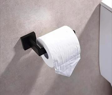 Zwarte Toiletrolhouder - Nieuw in Verpakking beschikbaar voor biedingen