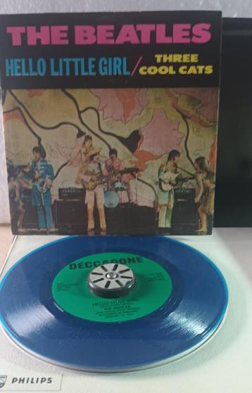 THE BEATLES  hello little girl BLUE VINYL beschikbaar voor biedingen